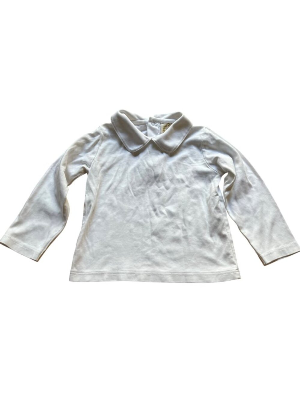 TBBC The Beaufort Bonnet Company Girls 3T White Long Sleeve Peter Pan Collar Top - Picture 2 of 11